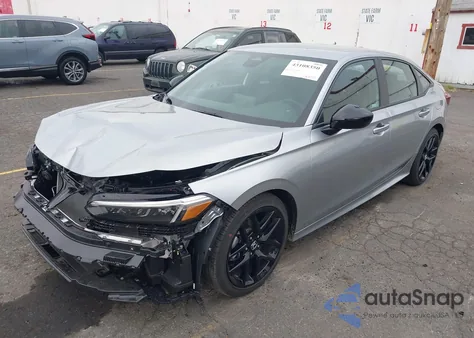 2025 Honda Civic Sport из США, поврежденный, VIN 2HGFE2F54SH604368